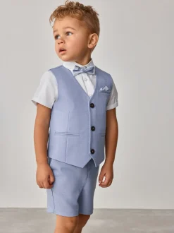 Baker by Ted Baker ensemble gilet et shorts bleu moyen