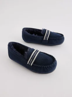 Baker by Ted Baker Garçons Chaussons mocassins marine