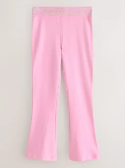 Baker by Ted Baker lot de 3 leggings évasés noir/rose