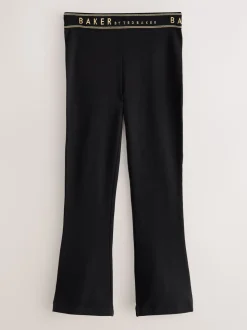 Baker by Ted Baker lot de 3 leggings évasés noir/rose