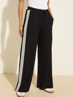 Bande noire - Friends Like These Effet froissé Pantalon ample en jersey