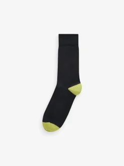 Bande noire - Lot de 12 - Chaussettes riches en coton pour homme