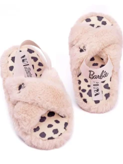 Barbie rose - Chaussons Vanilla Underground duveteux