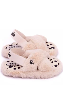 Barbie rose - Chaussons Vanilla Underground duveteux