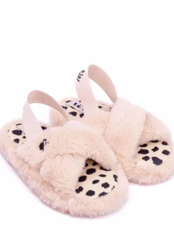 Barbie rose - Chaussons Vanilla Underground duveteux