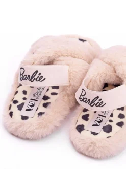 Barbie rose - Chaussons Vanilla Underground duveteux