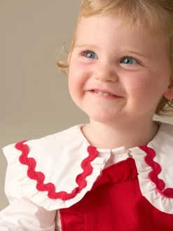 Barboteuse Angel & Rocket Dolly rouge et blanche