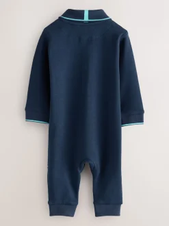 Barboteuse Baker by Ted Baker bleu marine à manches longues