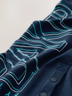 Barboteuse Baker by Ted Baker bleu marine à manches longues