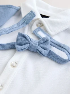 Barboteuse Baker by Ted Baker bleue élégante à nœud cravate