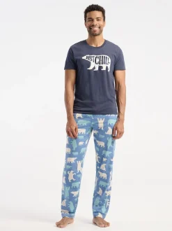 Bas de Pyjamas Hatley Polar ours Bleu