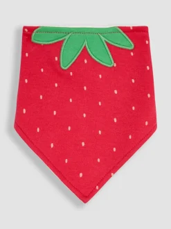 Bavoirs JoJo Maman Bébé Strawberry Dribble 2 Lot