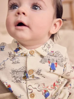 Bébé à col ours Paddington - Barboteuse Kidston 100% Cotton Cath