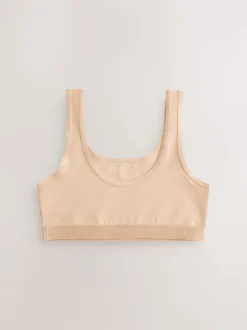 beige - Lot de 3 crop tops (5-16 ans)