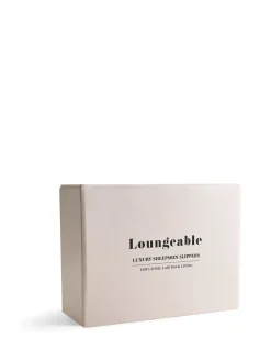 beige - Mules tressées Loungeable Platform en peau de mouton véritable