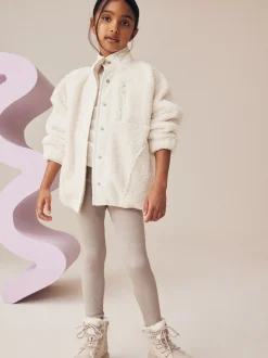 beige - Taille haute Leggings (3-16ans)