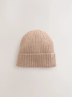 Beige neutre - Bonnet tricoté (1-16ans)