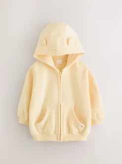 Beurre jaune - Sweat à capuche zippé (3mths-7yrs)