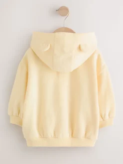 Beurre jaune - Sweat à capuche zippé (3mths-7yrs)