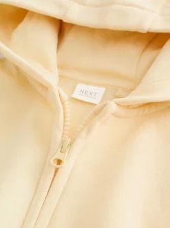 Beurre jaune - Sweat à capuche zippé (3mths-7yrs)