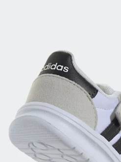 Blanc - adidas Run 70s 2.0 Baskets bébé à crochets et boucles