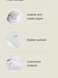 Blanc - Adidas VL Court 3.0 Formateurs