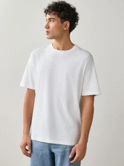 Blanc - Ajustement régulier - Lot de t-shirts essentiels en coton 6