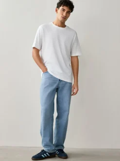 Blanc - Ajustement régulier - Lot de t-shirts essentiels en coton 6