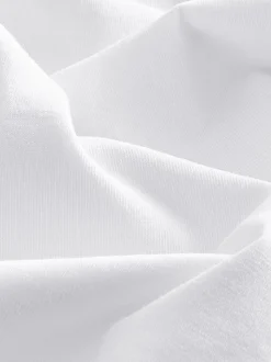 Blanc - Ajustement régulier - Lot de t-shirts essentiels en coton 6