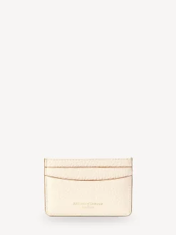 Blanc - Aspinal of London Slim Cuir grainé à cartes de crédit