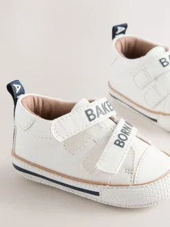 Blanc - Baker by Ted Baker Bébé garçon Born in 2026 Baskets Padders
