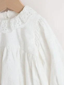 Blanc - Barboteuse Bloomer pour bébé (0mths-2yrs)