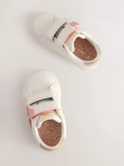 Blanc - Baskets à fermeture tactile