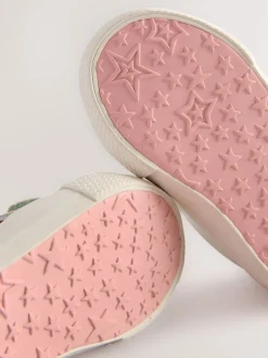 Blanc - Baskets à fermeture tactile