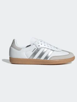Blanc - Baskets Adidas Original Samba Og