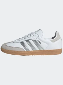 Blanc - Baskets Adidas Original Samba Og