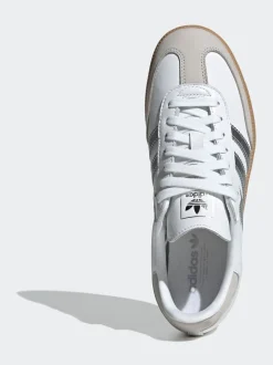 Blanc - Baskets Adidas Original Samba Og