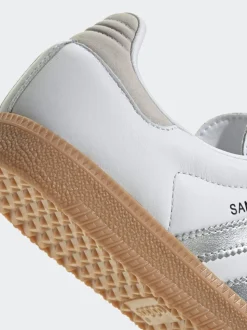 Blanc - Baskets Adidas Original Samba Og