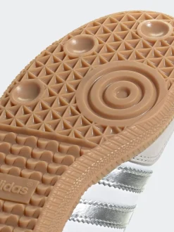 Blanc - Baskets Adidas Original Samba Og