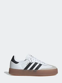 Blanc - Baskets Adidas Original Sambae W