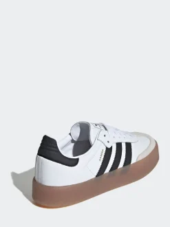 Blanc - Baskets Adidas Original Sambae W