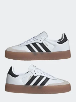 Blanc - Baskets Adidas Original Sambae W