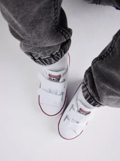 Blanc - Baskets Converse Chuck Ox 2V pour bébé