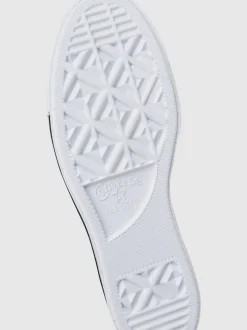 Blanc - Baskets Converse Platform Lift Chuck Ox en cuir