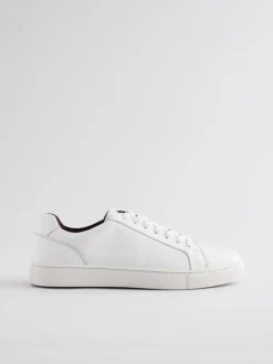 Blanc - Baskets en cuir