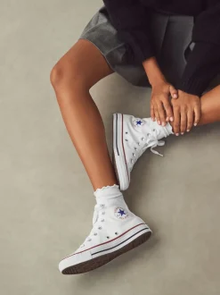 Blanc - Baskets haute Converse Chuck