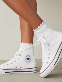 Blanc - Baskets haute Converse Chuck