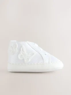 Blanc - Baskets hautes bébé (0-24mois)