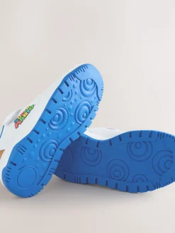 Blanc - Baskets Mario à lacets élastiques