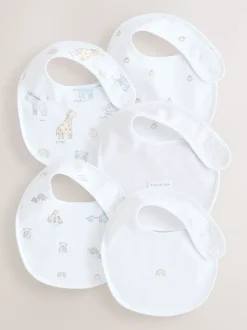 Blanc - Bébé BIBS 5 Pack